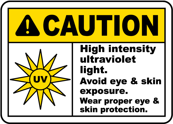 紫外线警告标志